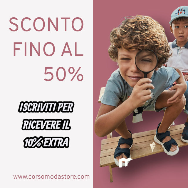 Collezione con sconti al 50%