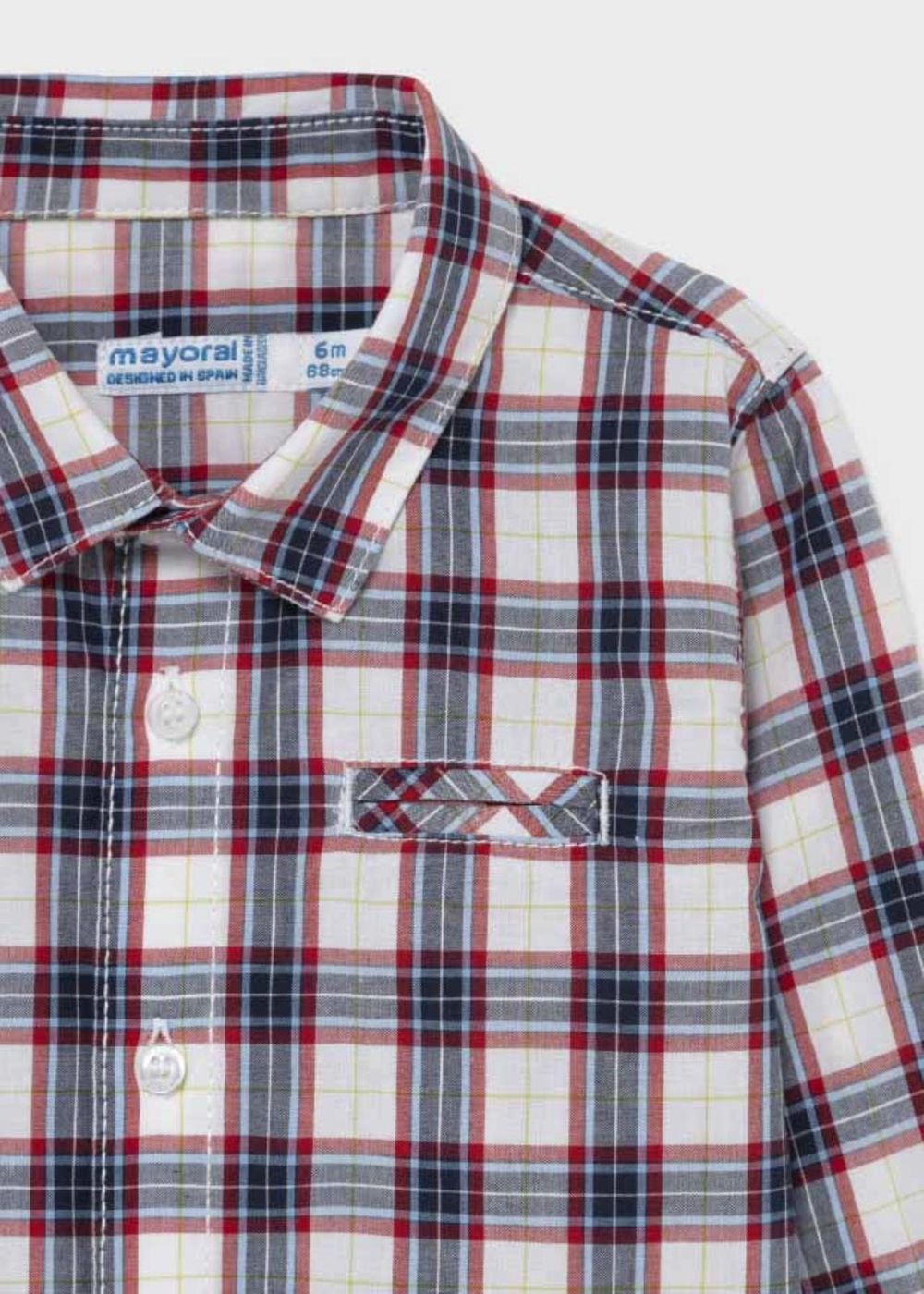 CAMICIA MANICA LUNGA QUADRI POPELIN - 2145