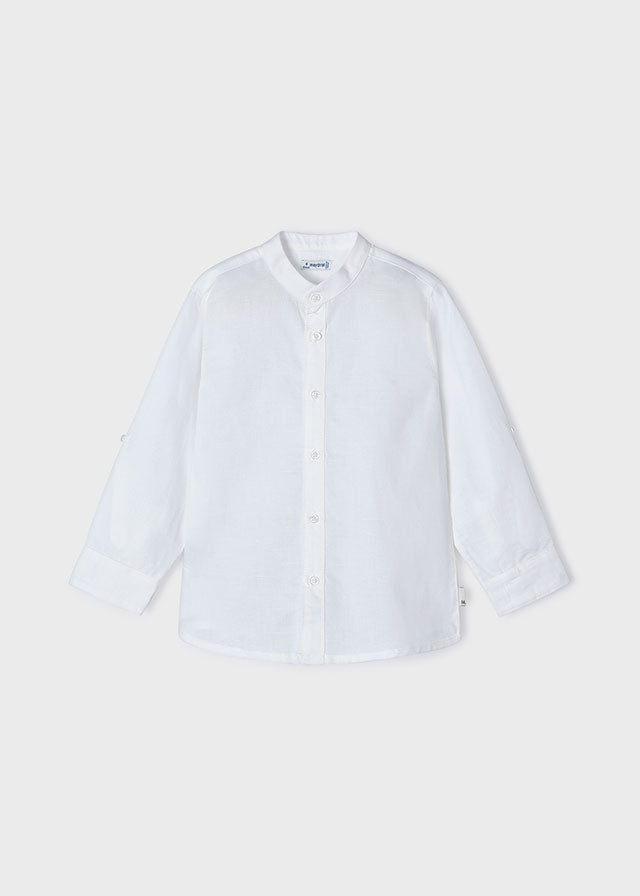 Camicia m/l collo coreana lino - 3120B