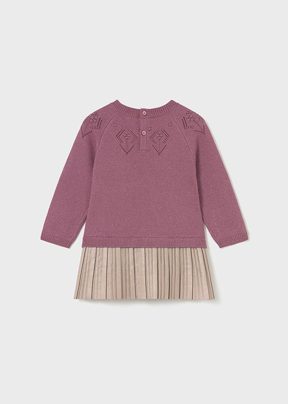 Vestito combinato tricot - 2908