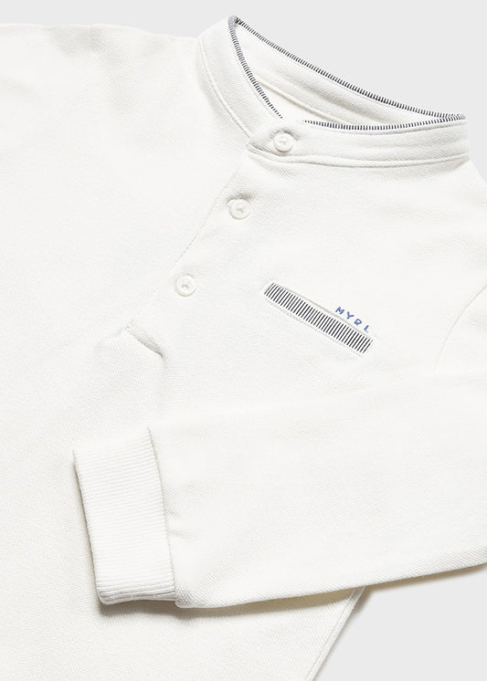 Polo manica lunga collo mao - 1109C