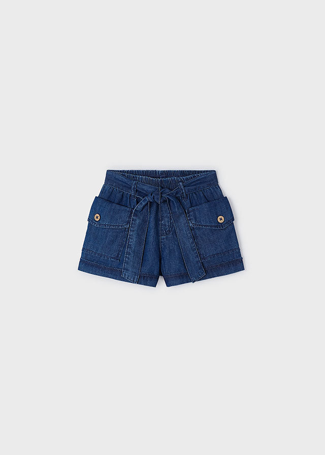 Pantalone corto cotone tencel - 3252