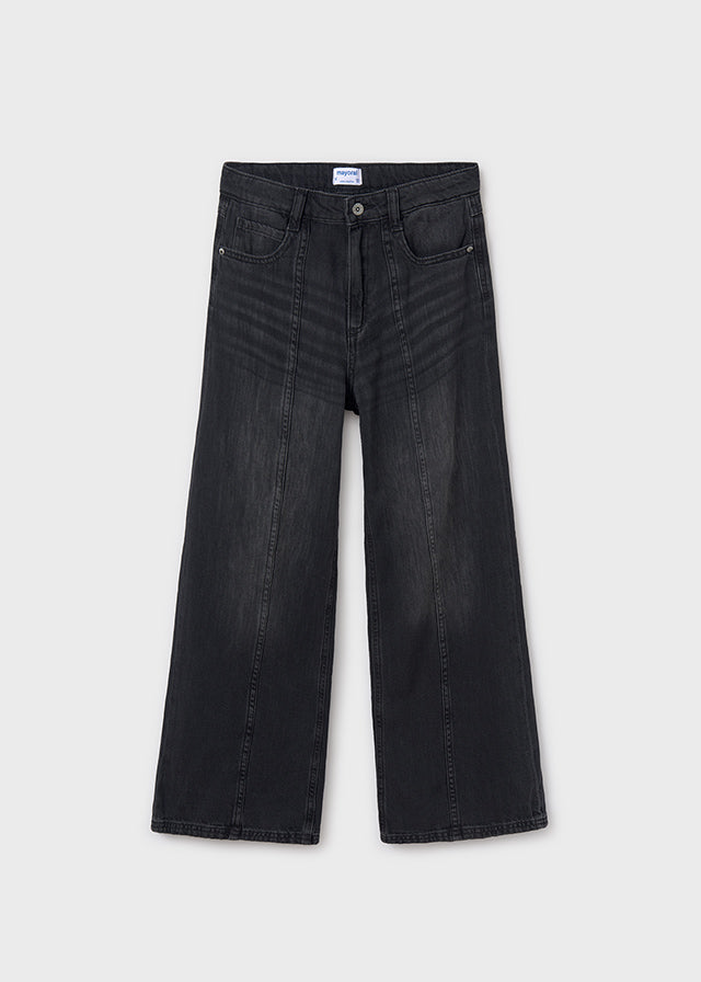 Pantalone lungo jeans wide leg - 6538