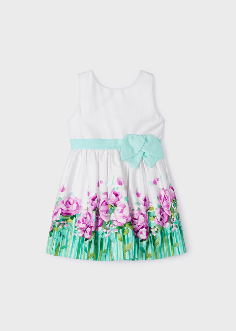 Vestito con bordura - 3915