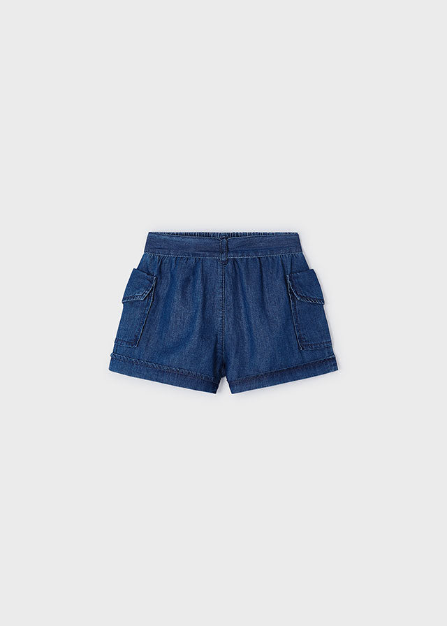 Pantalone corto cotone tencel - 3252