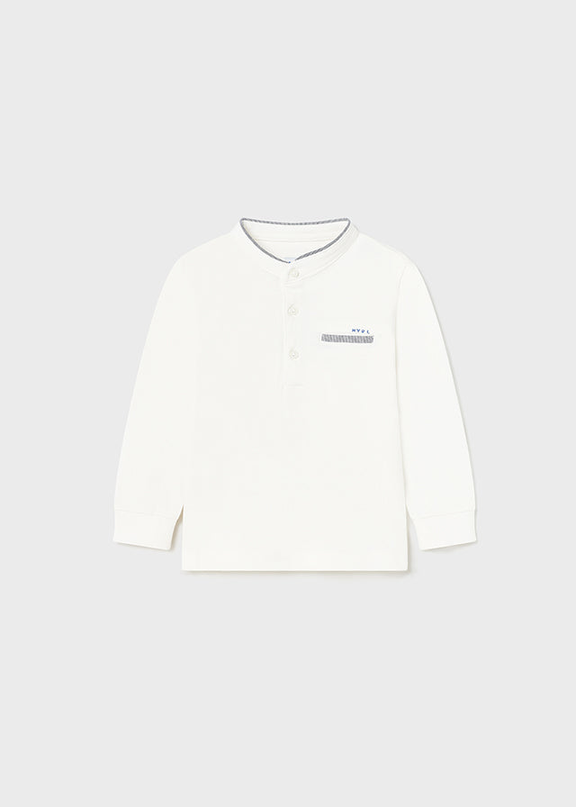 Polo manica lunga collo mao - 1109C