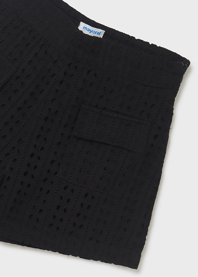 Pantalone corto traforato - 6237