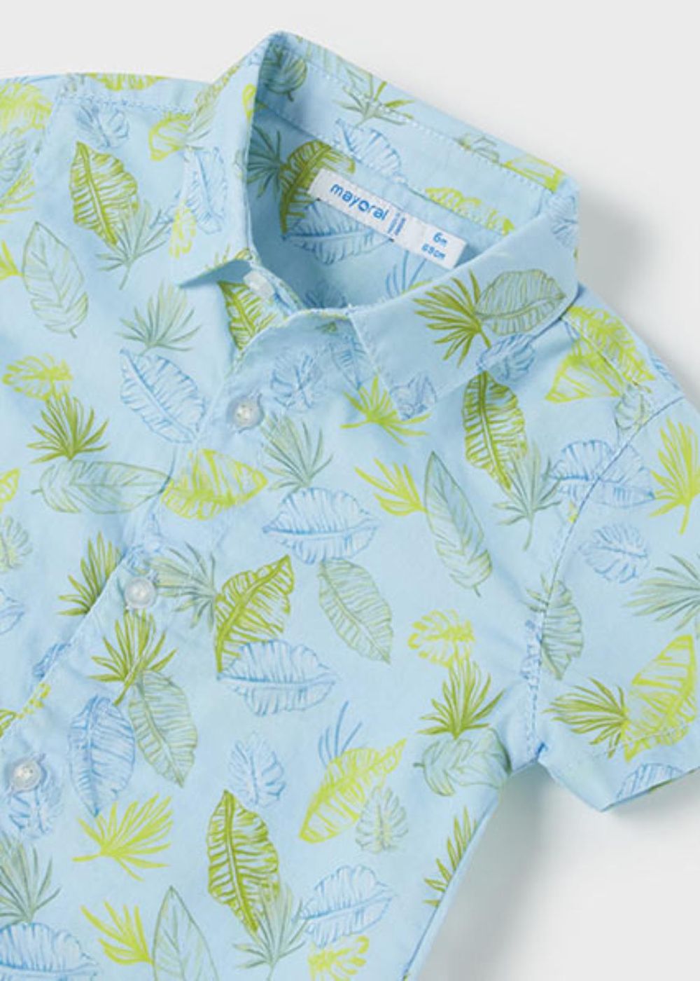Camicia m/c stampa grande - 1115B