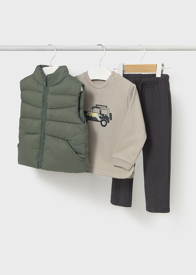 Compl. pantal pullover gilet - 2649