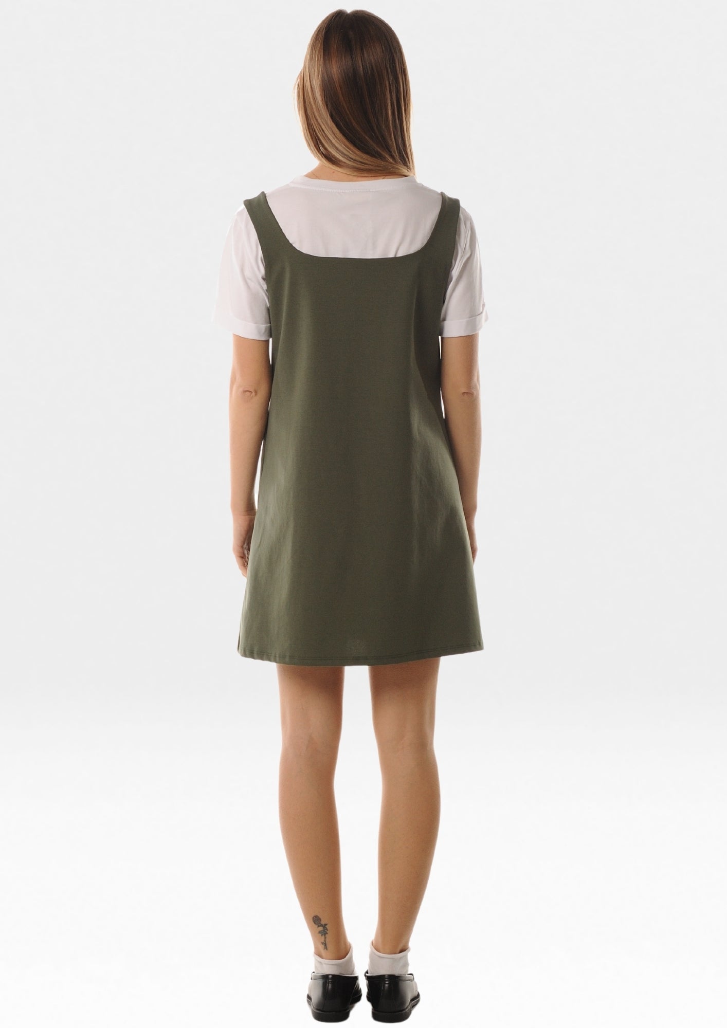 Abito mini con t-shirt sotto - LOK10782/999