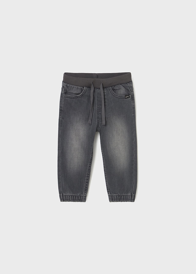 Pantalone soft denim jogger - 2508