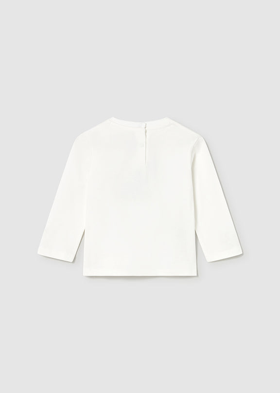 Camicia m/l applicazioni tessuto - 2072