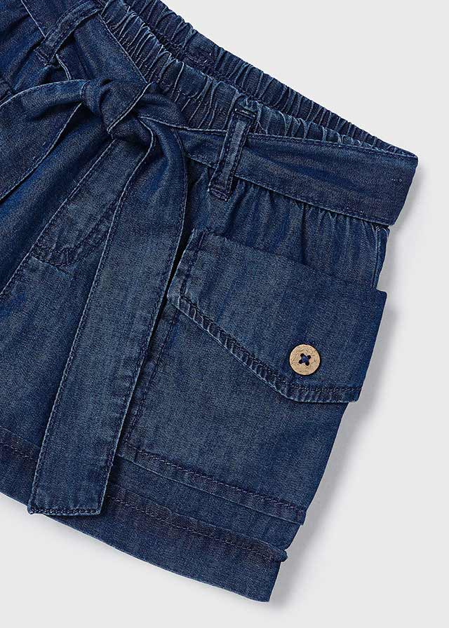 Pantalone corto cotone tencel - 3252