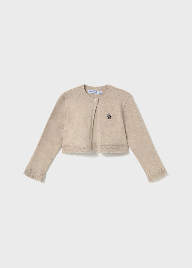 Cardigan tricot basico girocollo - 302