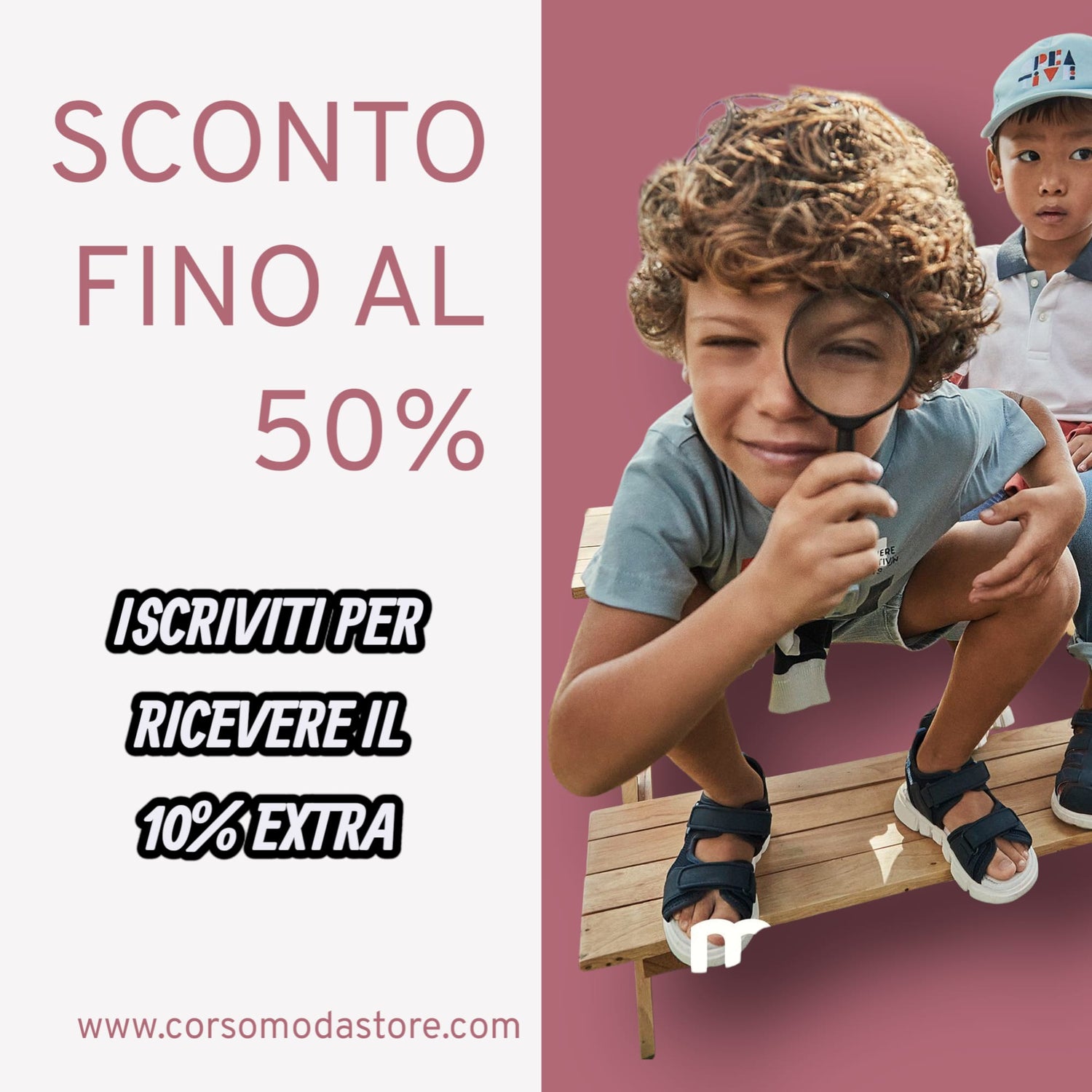 Collezione con sconti al 50%