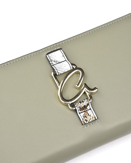 ZENANA WALLET ZIP AROUND SNAKE TEXTURE - 1101-1235
