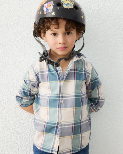 Camicia m/l quadri - 4102