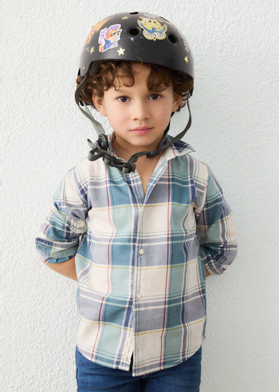 Camicia m/l quadri - 4102