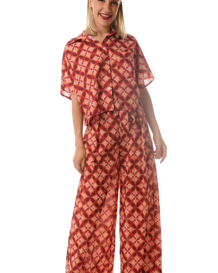 Camicia Manica Kimono Donna LOKITA - Magenta