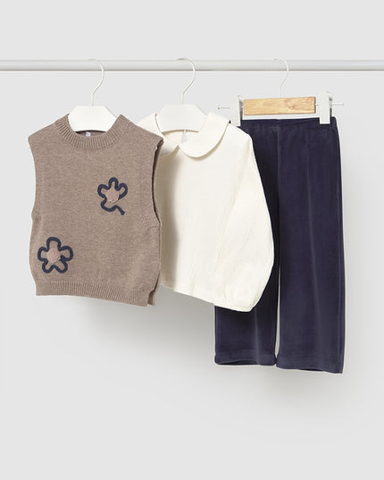 Compl. pantalone gilet tricot - 2596