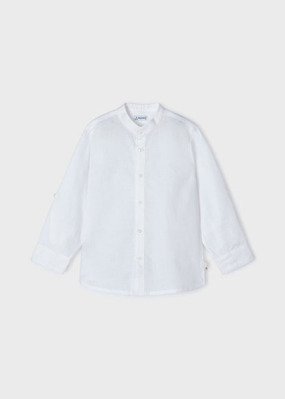 Camicia m/l collo coreana lino - 3120B