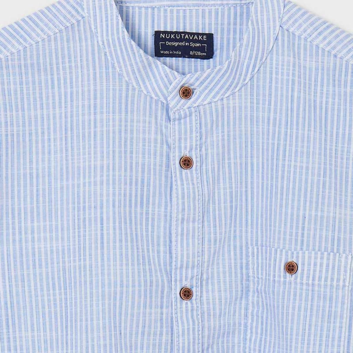 CAMICIA M/C COLLO MAO - 6113