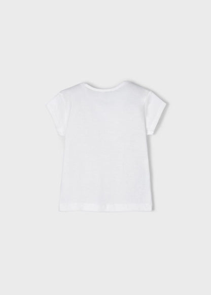 Maglia m/c ricamata - 3036