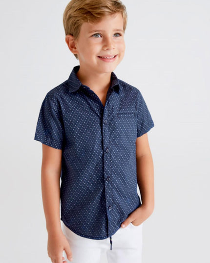 Camicia m/c micro stampa - 3118