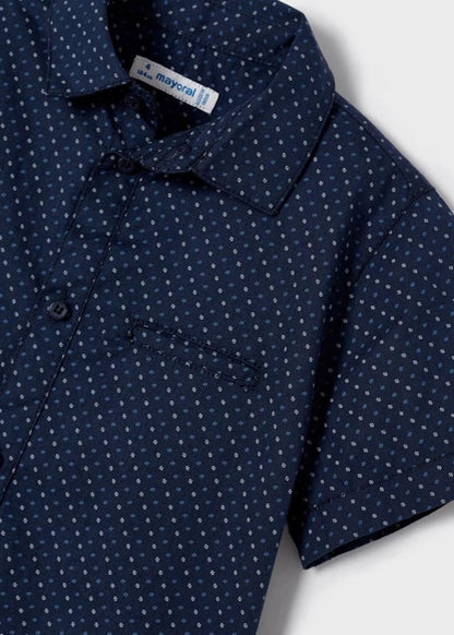 Camicia m/c micro stampa - 3118