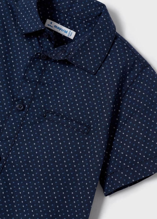 Camicia m/c micro stampa - 3118