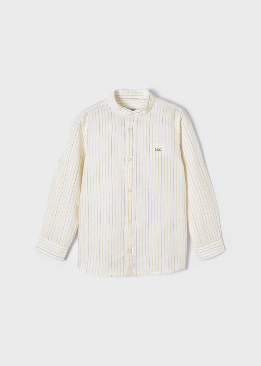 Camicia m/l c/coreana lino - 3122B