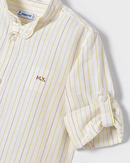 Camicia m/l c/coreana lino - 3122B