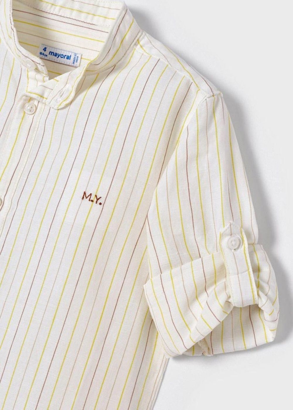 Camicia m/l c/coreana lino - 3122B