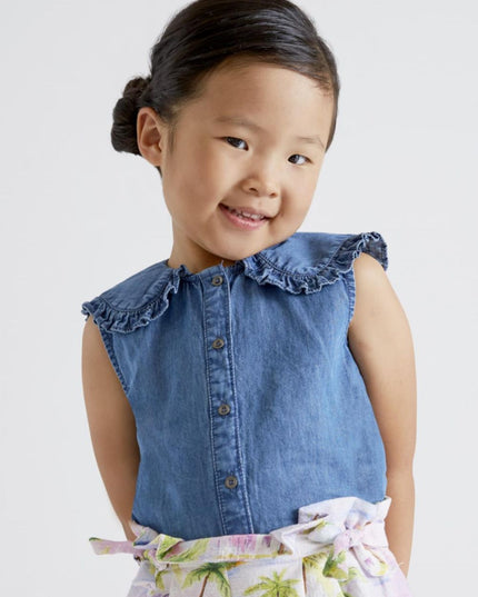 Blusa denim - 3128