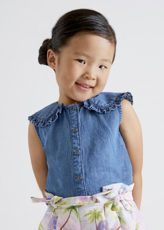 Blusa denim - 3128