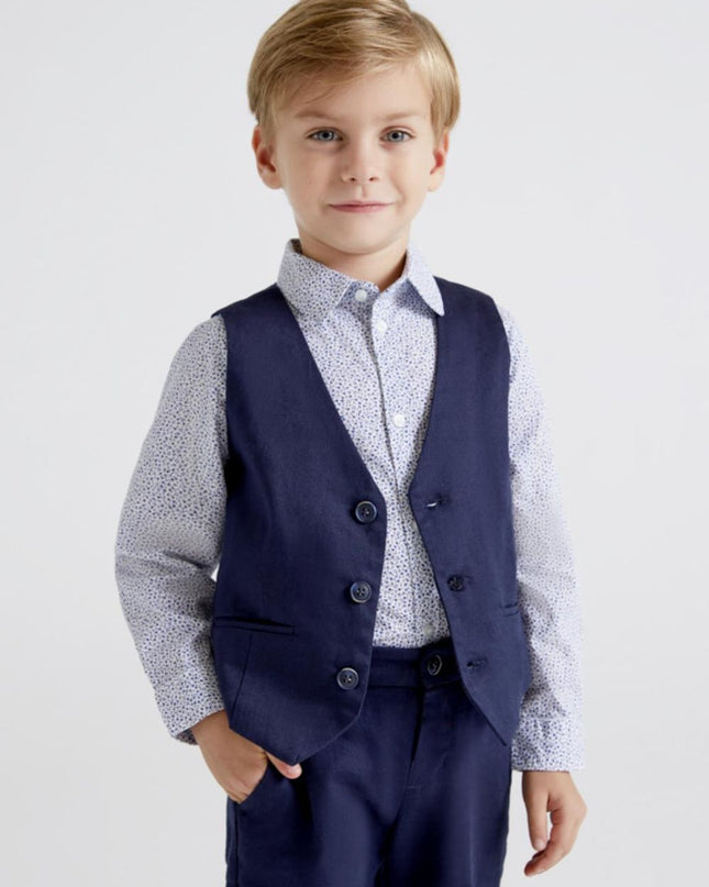 Gilet lino tailoring - 3338