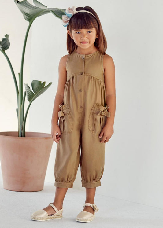 Jumpsuit tasche fiocco - 3833