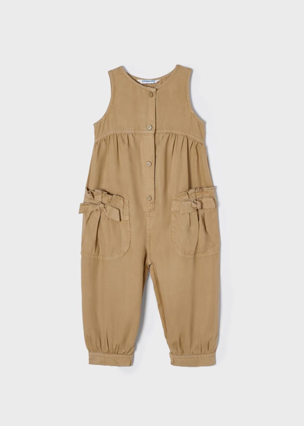 Jumpsuit tasche fiocco - 3833