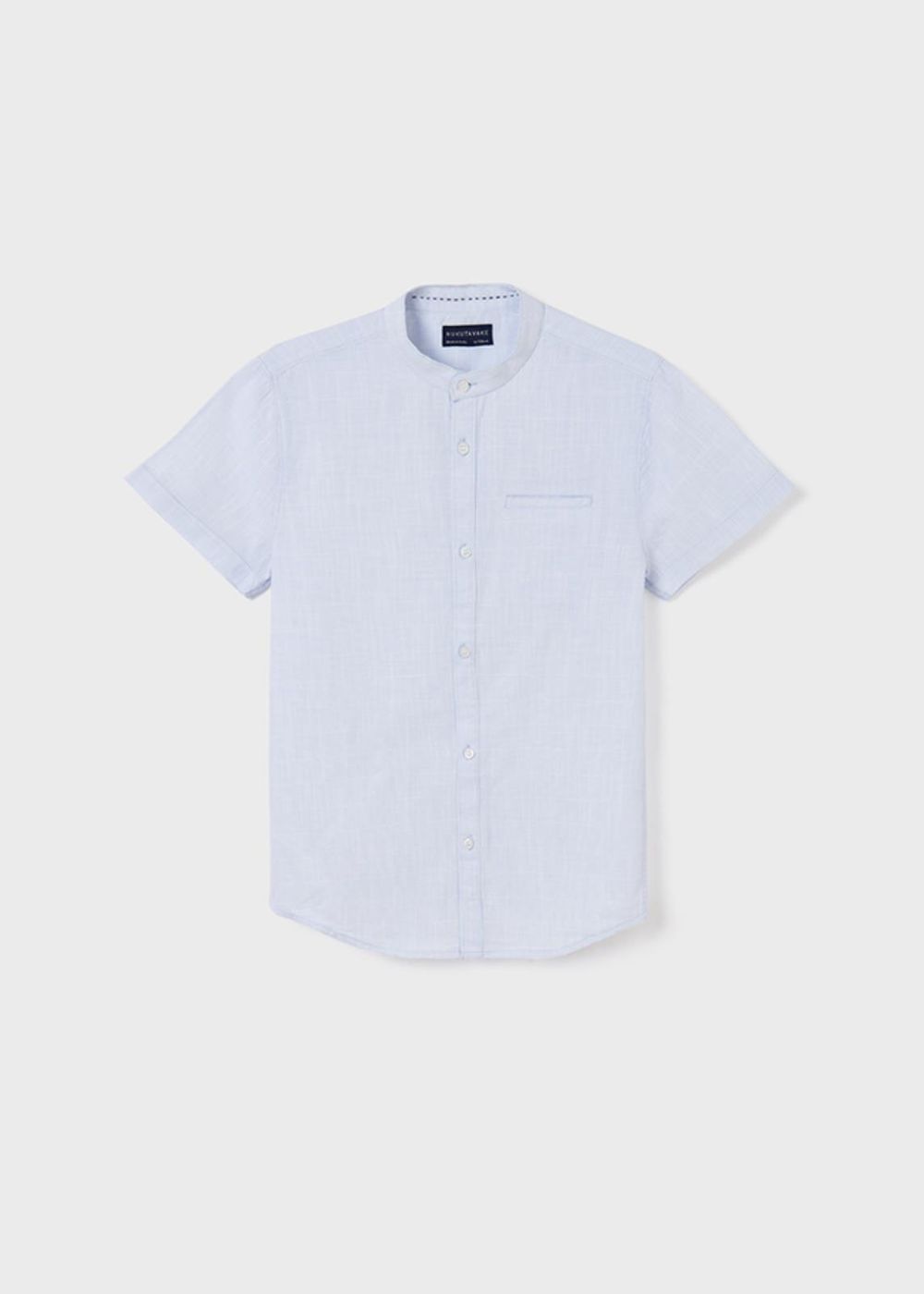 camicia m/c collo mao - 6112