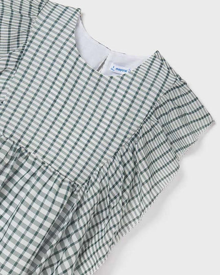 Blusa voile quadri - 6123