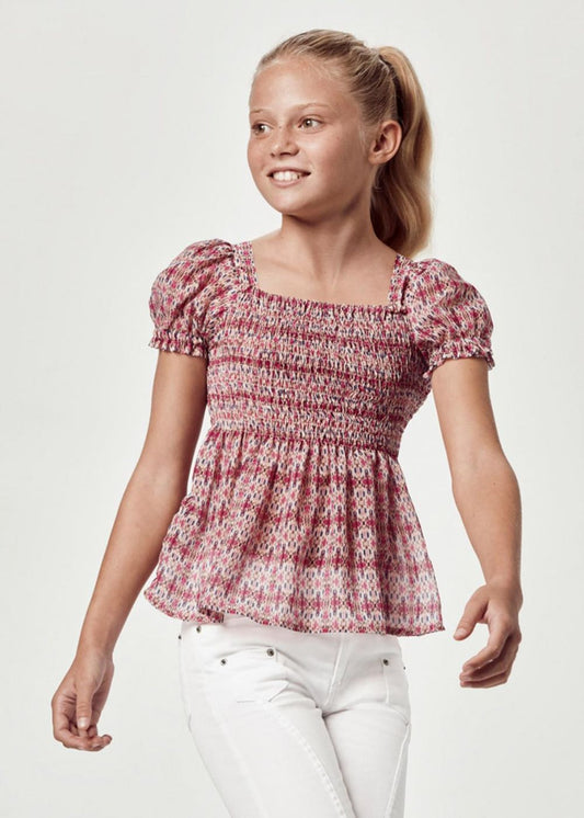 Blusa nido d'ape - 6130