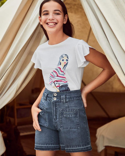 Pantalone corto jeans - 6222