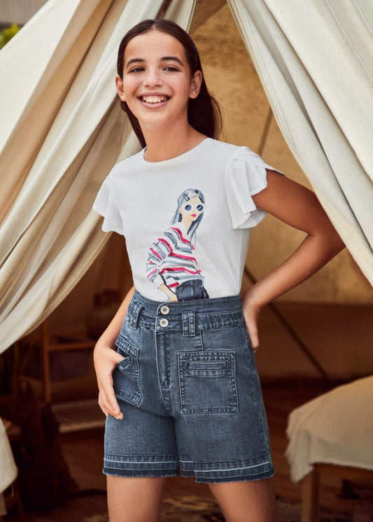 Pantalone corto jeans - 6222