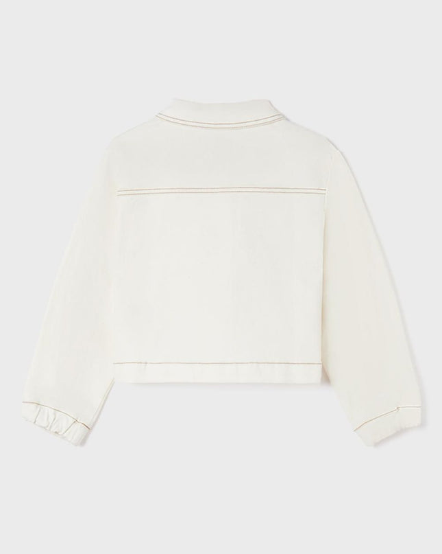 Cappottino tela con cappuccio - 6421