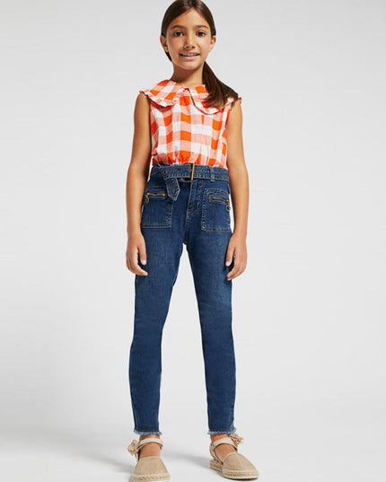 Pantalone cropped jeans - 6571