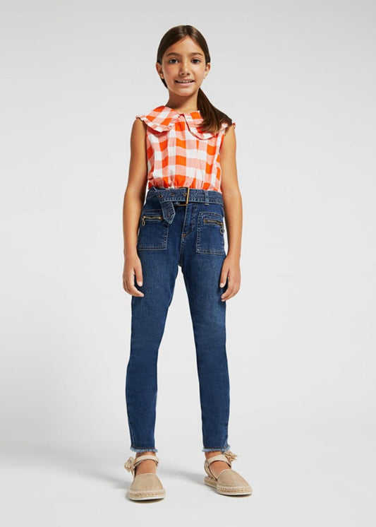 Pantalone cropped jeans - 6571