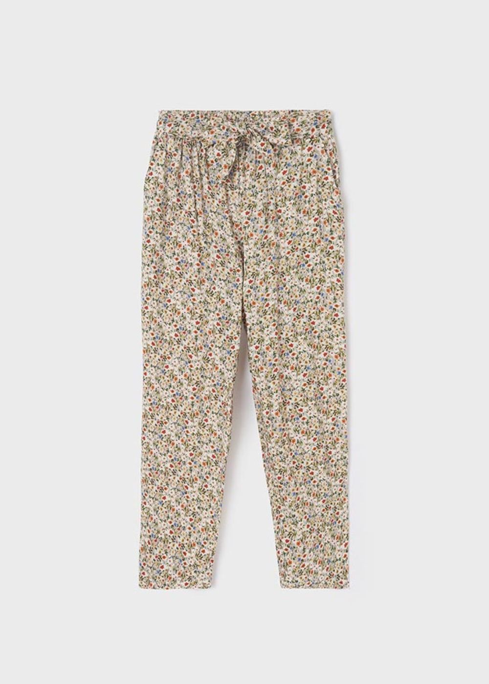 Pantalone lungo casual fiori - 6573