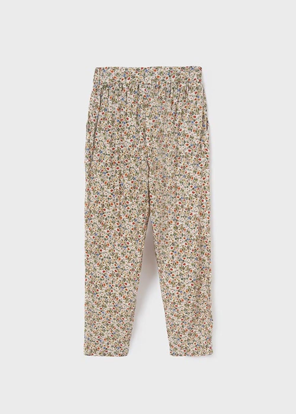 Pantalone lungo casual fiori - 6573