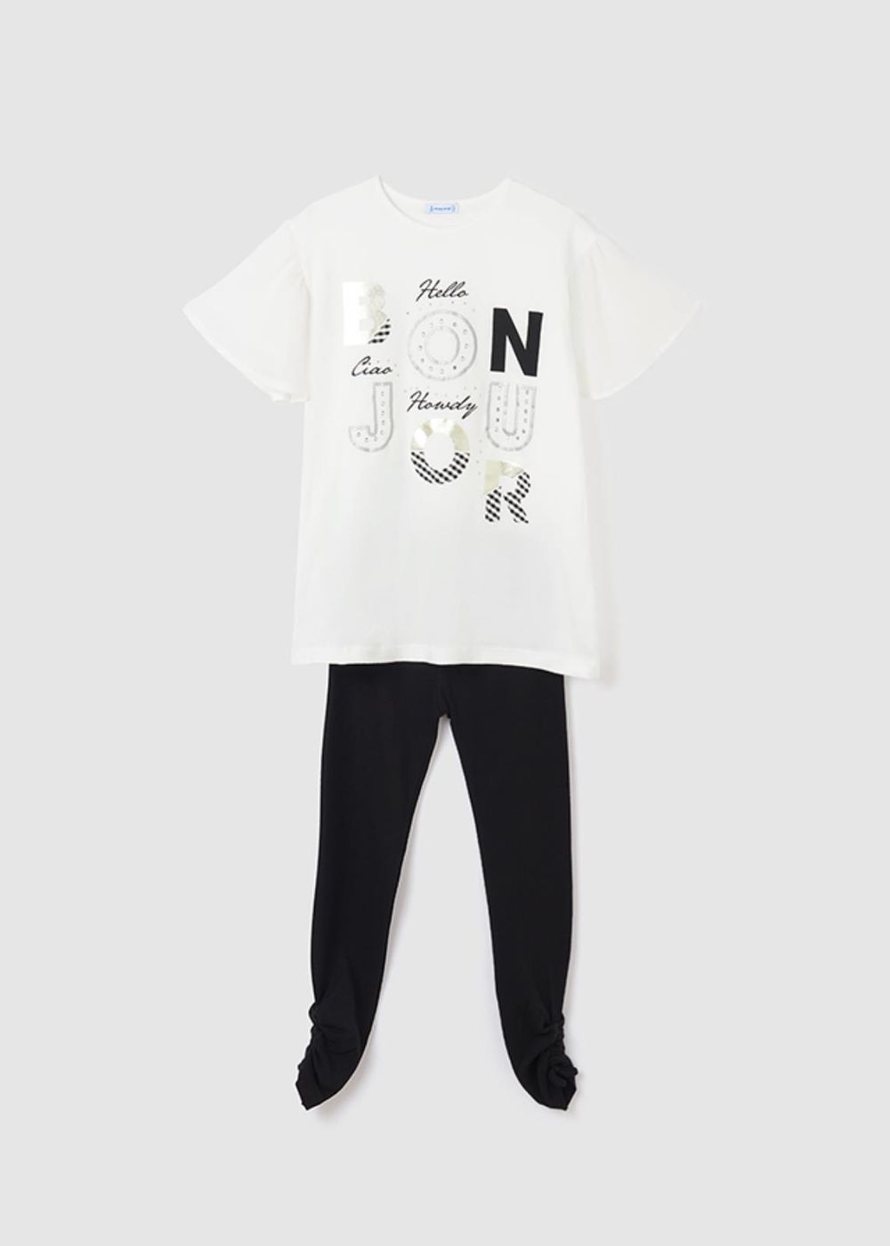 Completino leggings costine - 6740