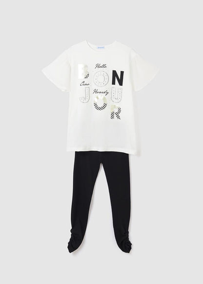 Completino leggings costine - 6740
